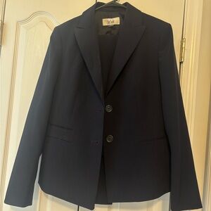 Le Suit Misses Navy Blazer and Pants